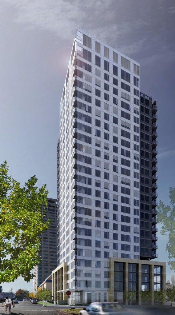 Luma Condominium Tower Exterior first hill