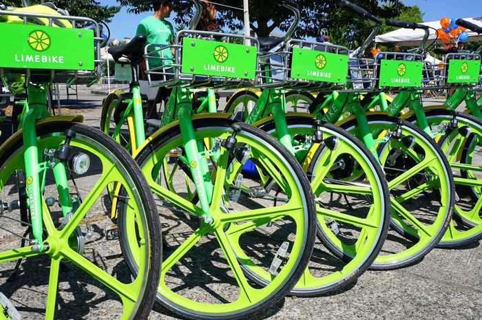 Seattle Bike Share Spin LimeBike Renta a Bike