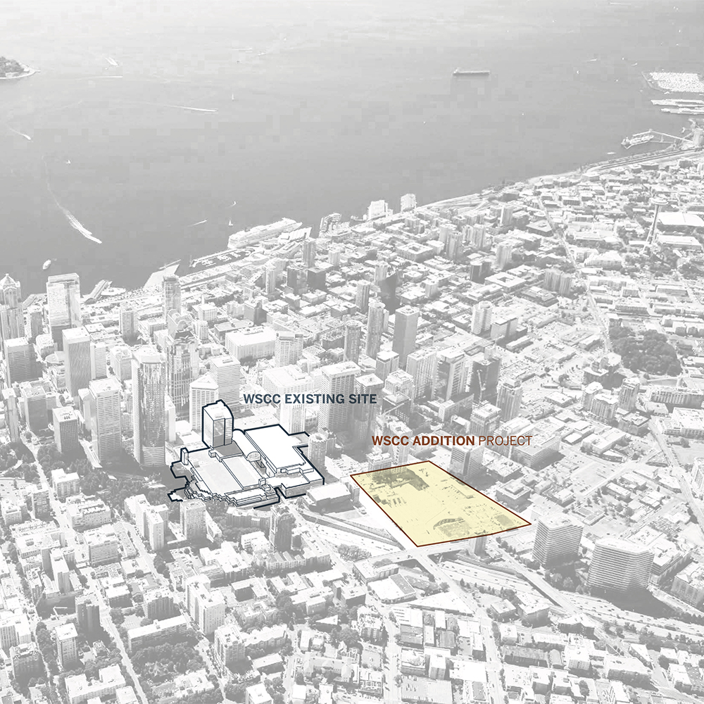 Design proposal for Washington State Convention Center addition Seattle