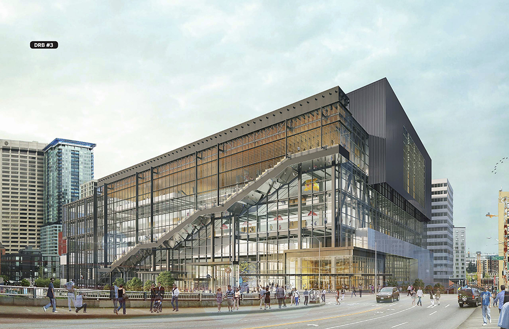 Design proposal for Washington State Convention Center addition Seattle