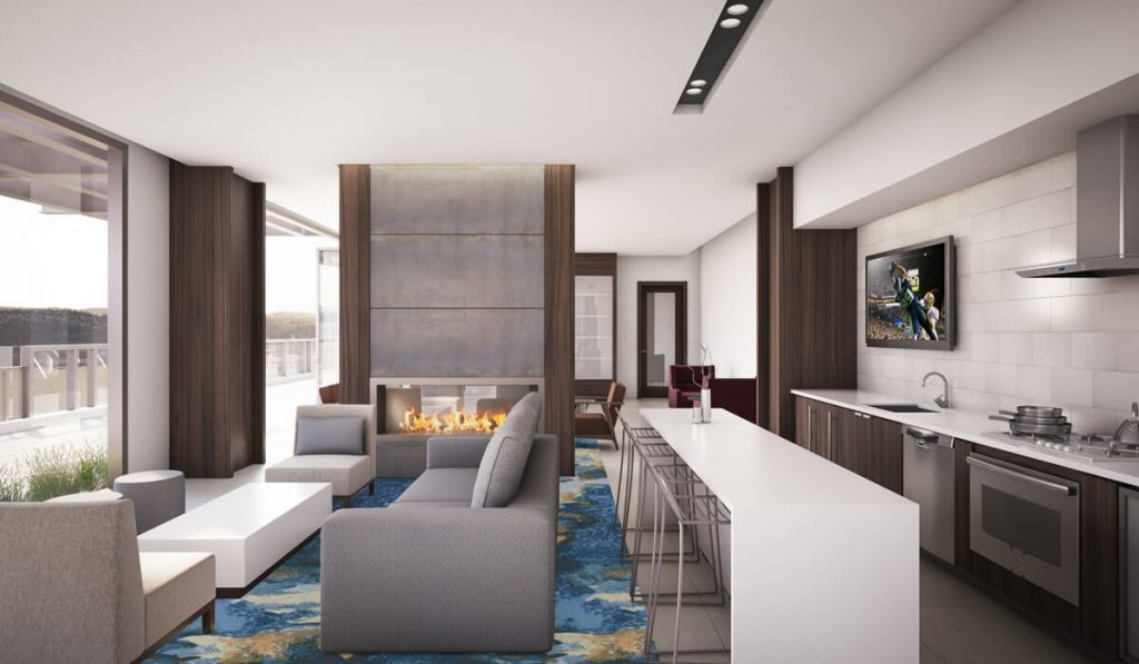 West Edge Tower - 2nd & Pike: Entertainment Room