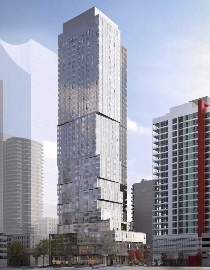 5th & Lenora is a proposed 44-story residential tower in Belltown.