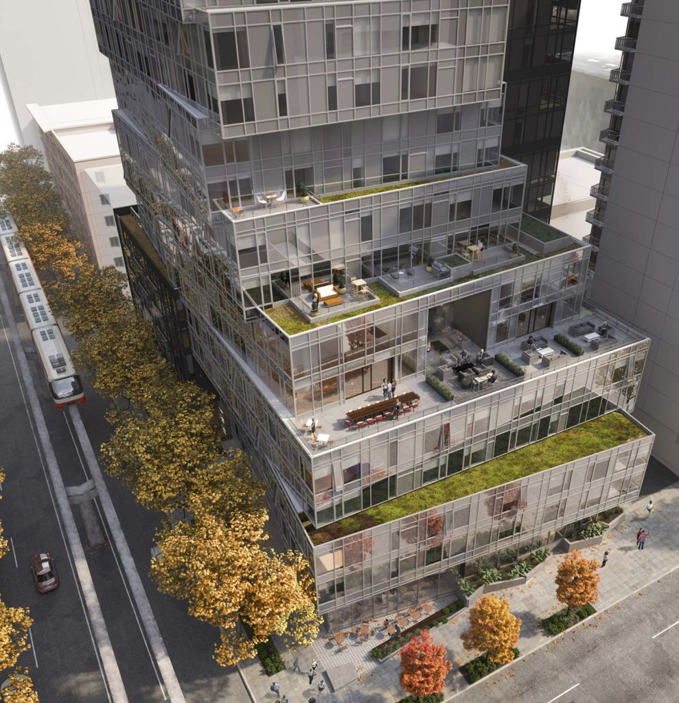th & Lenora is a proposed 44-story residential tower in Belltown.