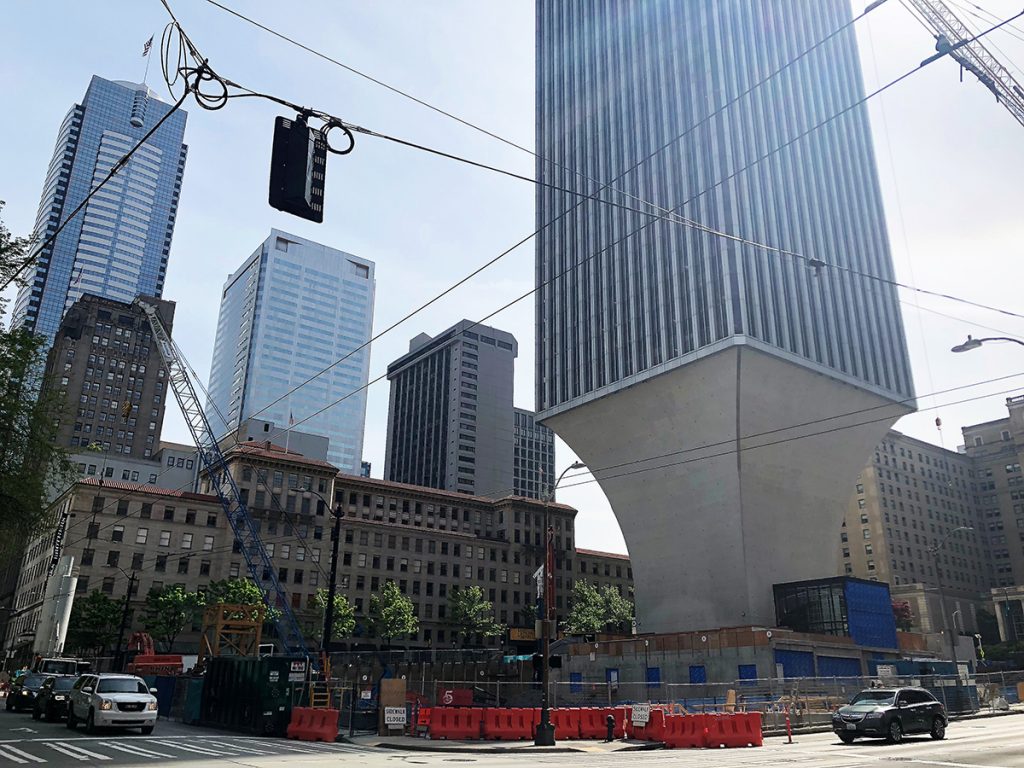 It was announced last October that Amazon agreed to lease all 722,000 square feet of office space in the new Rainier Square Tower