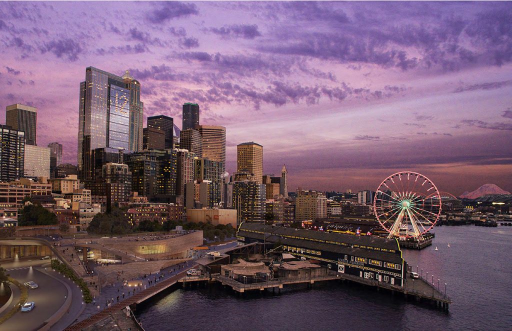 The Overlook Walk will connect the waterfront to Pike Place Market and downtown.
