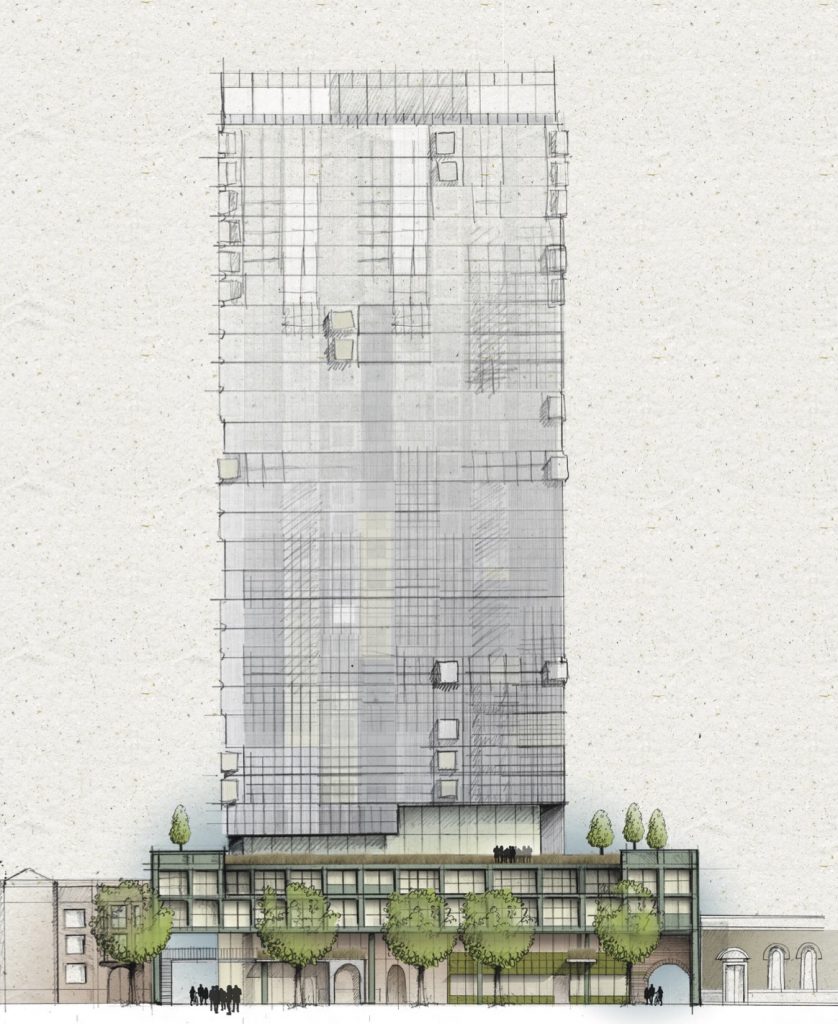 2208 4th Avenue is a proposed 30-story residential tower in Belltown.